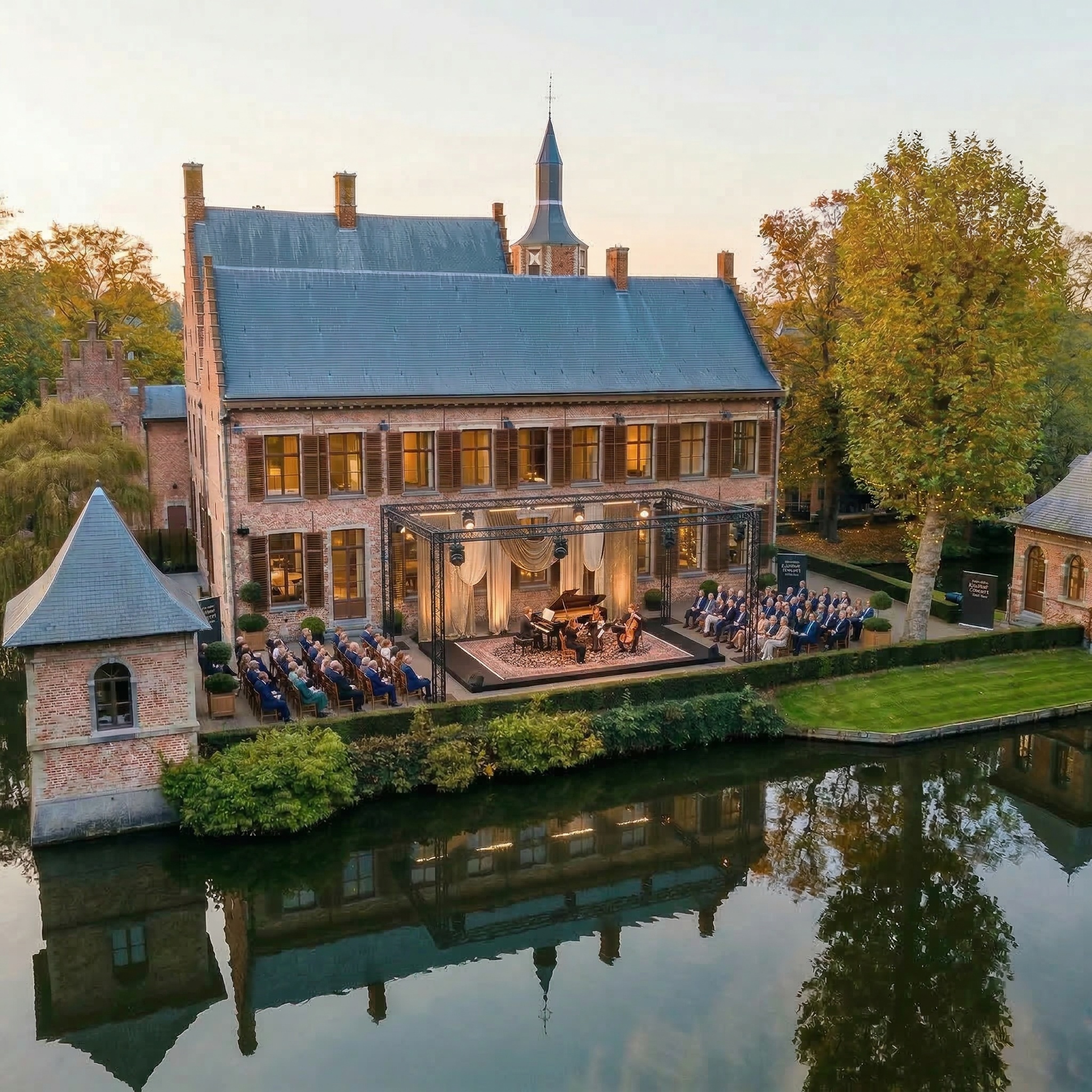 Concert op het terras